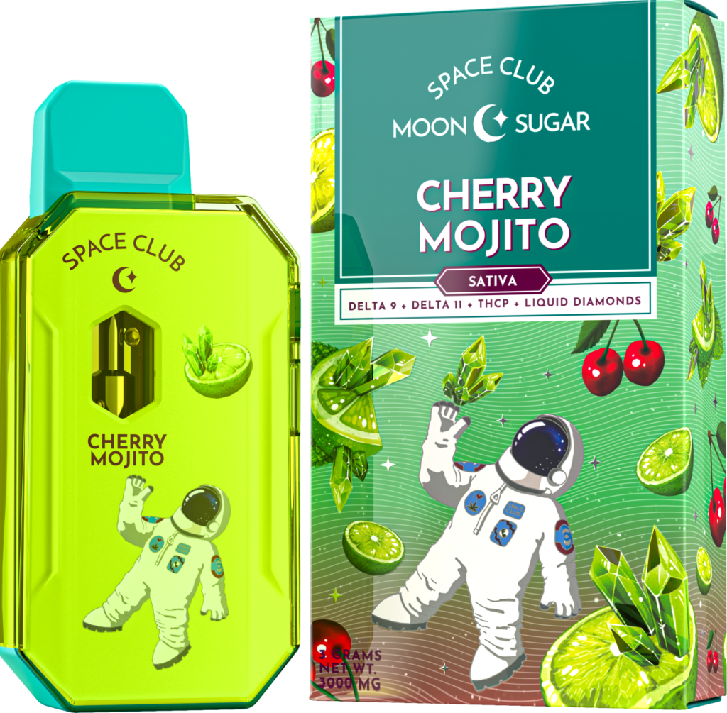 moon sugar cherry mojito disposables